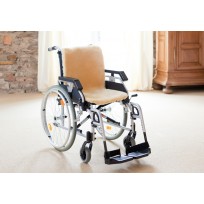 Wheelchair cover genuine lambskin
